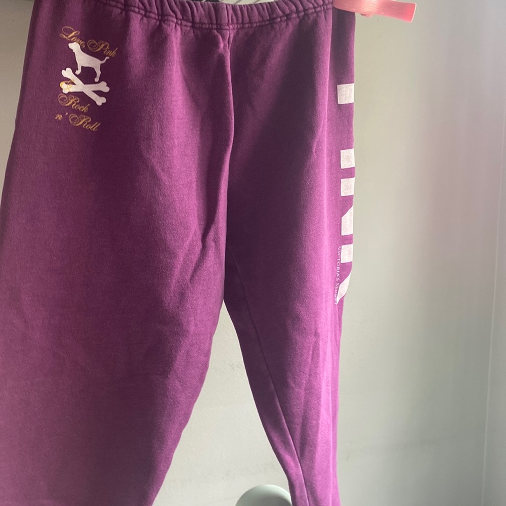 Vintage Pink Capri Joggers